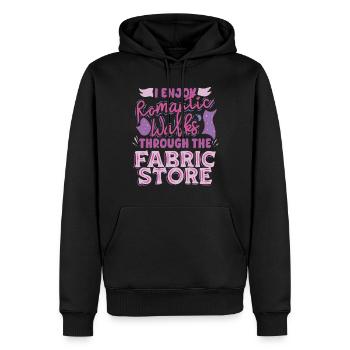 Polsterer Polsterin Polsterei - Männer Premium Bio Hoodie - Schwarz - Vorne - Nico (187cm)