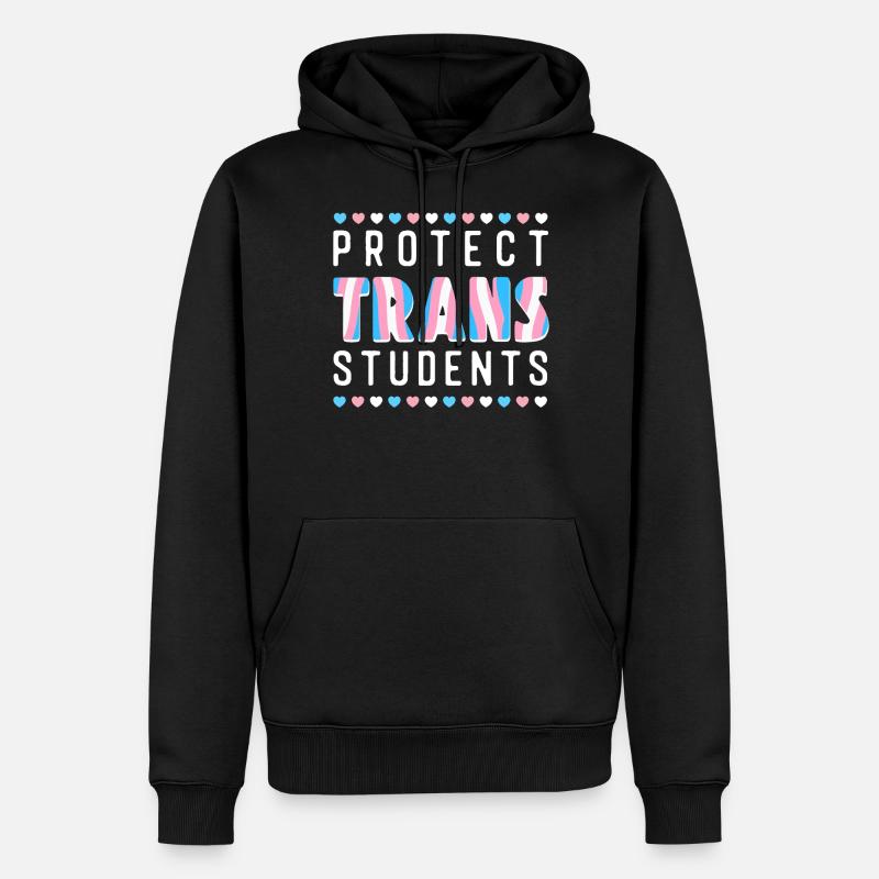 Transgender Trans LGBT Pride - Männer Premium Bio Hoodie - Schwarz