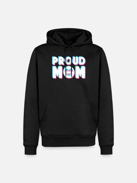 Fierté LGBT transgenre - Sweat à capuche Premium bio Homme - noir