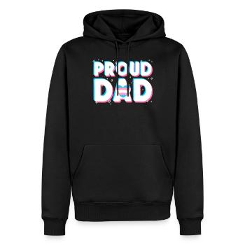 Transgender Trans LGBT Pride - Männer Premium Bio Hoodie - Schwarz - Vorne - Nico (187cm)