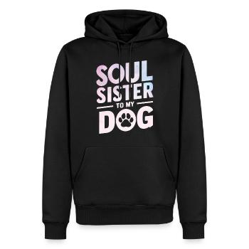 Dog Mom Gifts for Women - Männer Premium Bio Hoodie - Schwarz - Vorne - Nico (187cm)