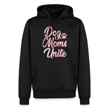 Dog Mom Gifts for Women - Männer Premium Bio Hoodie - Schwarz - Vorne - Nico (187cm)