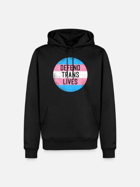 Transgender Trans LGBT Pride - Männer Premium Bio Hoodie - Schwarz