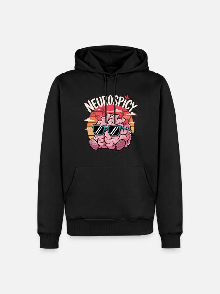 Neurospicy - Men’s Premium Organic Hoodie - black