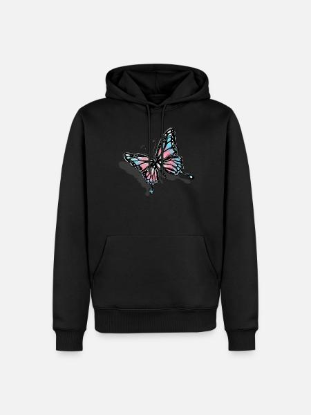 Transgender Trans LGBT Pride - Men’s Premium Organic Hoodie - black