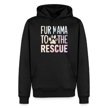 Dog Mom Gifts for Women - Männer Premium Bio Hoodie - Schwarz - Vorne - Nico (187cm)
