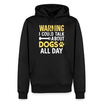 Dog Mom Gifts for Women - Männer Premium Bio Hoodie - Schwarz - Vorne - Nico (187cm)