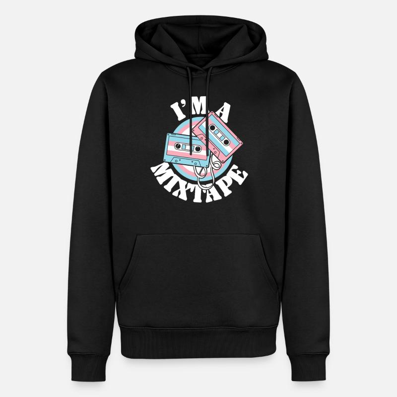Transgender Trans LGBT Pride - Männer Premium Bio Hoodie - Schwarz