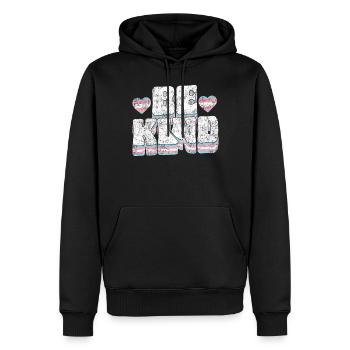 Transgender Trans LGBT Pride - Männer Premium Bio Hoodie - Schwarz - Vorne - Nico (187cm)