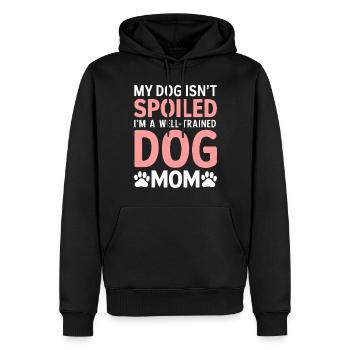 Dog Mom Gifts for Women - Männer Premium Bio Hoodie - Schwarz - Vorne - Nico (187cm)