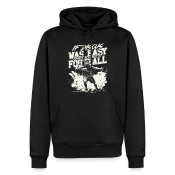 Discus throw - Men’s Premium Organic Hoodie - black - Front - Nico (187cm)