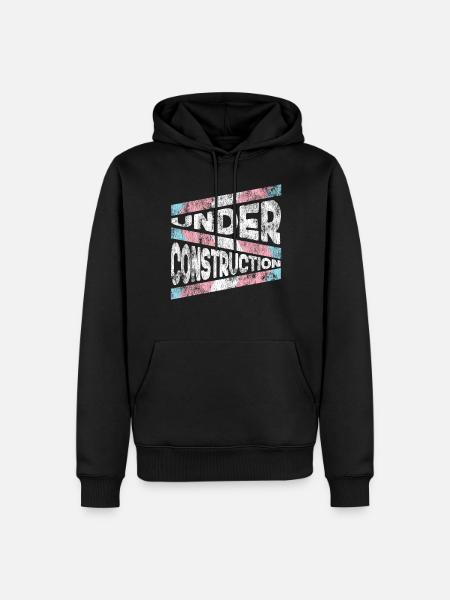 Transgender Trans LGBT Pride - Men’s Premium Organic Hoodie - black
