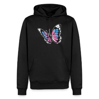 Transgender Trans LGBT Pride - Männer Premium Bio Hoodie - Schwarz - Vorne - Nico (187cm)