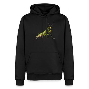 Gottesanbeterinnenen Gottesanbeterin - Männer Premium Bio Hoodie - Schwarz - Vorne - Nico (187cm)
