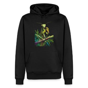 Gottesanbeterinnenen Gottesanbeterin - Männer Premium Bio Hoodie - Schwarz - Vorne - Nico (187cm)