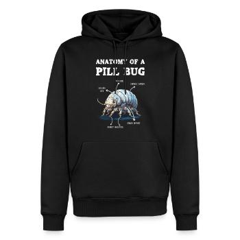 Anatomie d’une punaise - Sweat à capuche Premium bio Homme - noir - Devant - Nico (187cm)