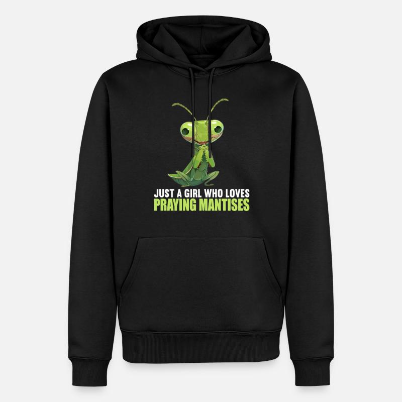 Gottesanbeterinnenen Gottesanbeterin - Männer Premium Bio Hoodie - Schwarz