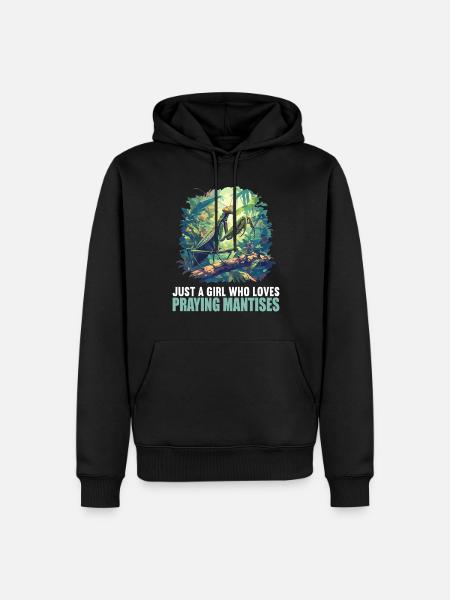 Gottesanbeterinnenen Gottesanbeterin - Männer Premium Bio Hoodie - Schwarz