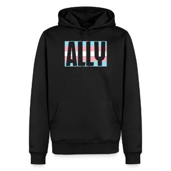 Transgender Trans LGBT Pride - Männer Premium Bio Hoodie - Schwarz - Vorne - Nico (187cm)