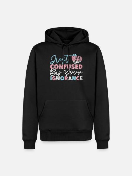 Transgender Trans LGBT Pride - Männer Premium Bio Hoodie - Schwarz