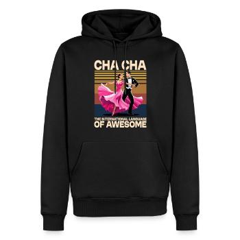 ChaCha Tanz Tanzen Cha Cha - Männer Premium Bio Hoodie - Schwarz - Vorne - Nico (187cm)