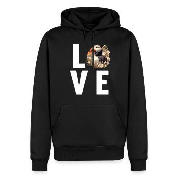 Papageientaucher - Männer Premium Bio Hoodie - Schwarz - Vorne - Nico (187cm)