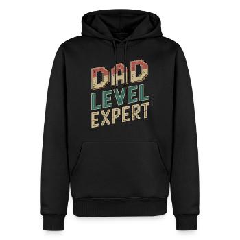 Geschenke Zum Vatertag Für Papa - Männer Premium Bio Hoodie - Schwarz - Vorne - Nico (187cm)