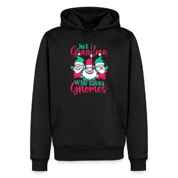 Garden Gnome Costume Grandmas Hang Out With Gnome - Männer Premium Bio Hoodie - Schwarz - Vorne - Nico (187cm)