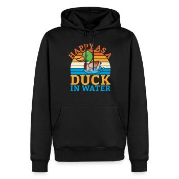 Duck Gifts for Duck Lovers - Männer Premium Bio Hoodie - Schwarz - Vorne - Nico (187cm)