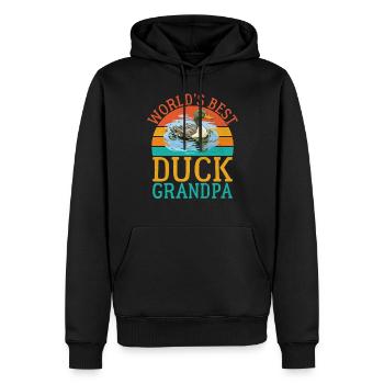Duck Gifts for Duck Lovers - Männer Premium Bio Hoodie - Schwarz - Vorne - Nico (187cm)