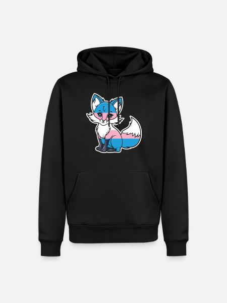 Transgender Trans LGBT Pride - Männer Premium Bio Hoodie - Schwarz