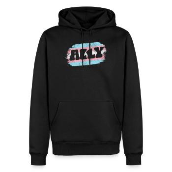 Transgender Trans LGBT Pride - Männer Premium Bio Hoodie - Schwarz - Vorne - Nico (187cm)