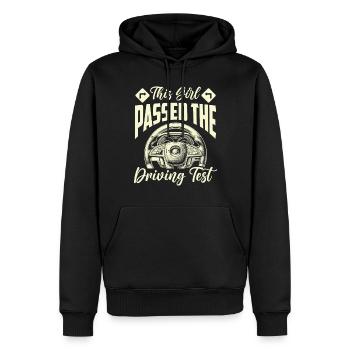 Driving School Driving Instructor - Men’s Premium Organic Hoodie - black - Front - Nico (187cm)