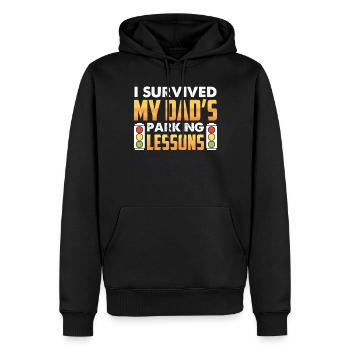 Driving School Driving Instructor - Men’s Premium Organic Hoodie - black - Front - Nico (187cm)