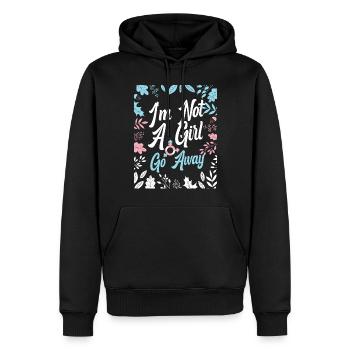 Transgender Trans LGBT Pride - Männer Premium Bio Hoodie - Schwarz - Vorne - Nico (187cm)