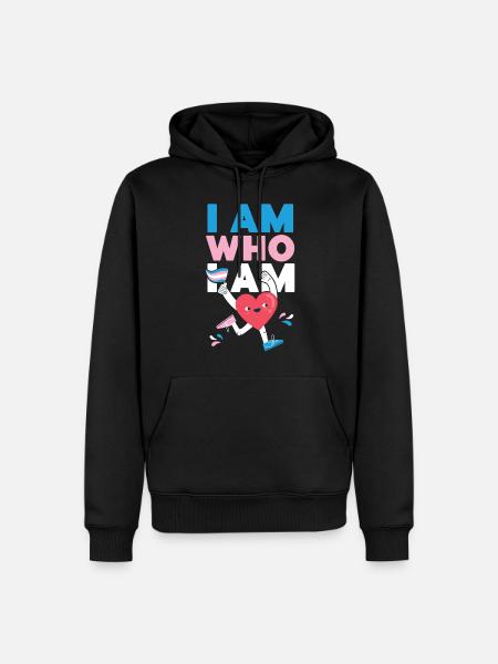 Transgender Trans LGBT Pride - Männer Premium Bio Hoodie - Schwarz