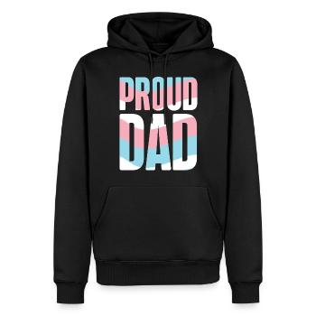 Transgender Trans LGBT Pride - Männer Premium Bio Hoodie - Schwarz - Vorne - Nico (187cm)