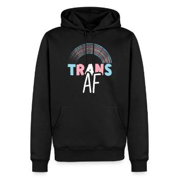 Transgender Trans LGBT Pride - Männer Premium Bio Hoodie - Schwarz - Vorne - Nico (187cm)