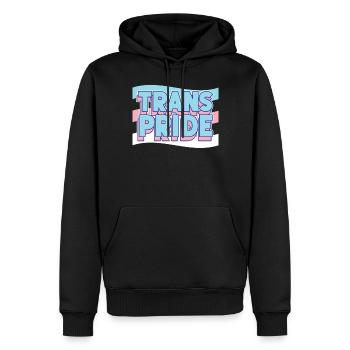 Transgender Trans LGBT Pride - Männer Premium Bio Hoodie - Schwarz - Vorne - Nico (187cm)