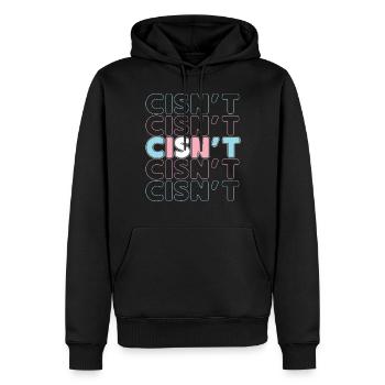 Transgender Trans LGBT Pride - Männer Premium Bio Hoodie - Schwarz - Vorne - Nico (187cm)