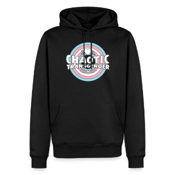 Transgender Trans LGBT Pride - Männer Premium Bio Hoodie - Schwarz - Vorne - Nico (187cm)