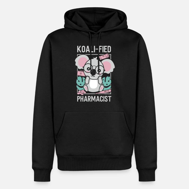 Pharmacy Tech Technician - Men’s Premium Organic Hoodie - black