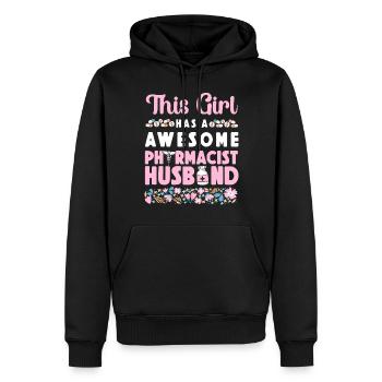 Pharmacy Tech Technician - Männer Premium Bio Hoodie - Schwarz - Vorne - Nico (187cm)