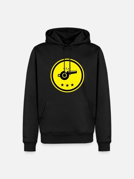 Sifflet Sifflet - Sweat à capuche Premium bio Homme - noir