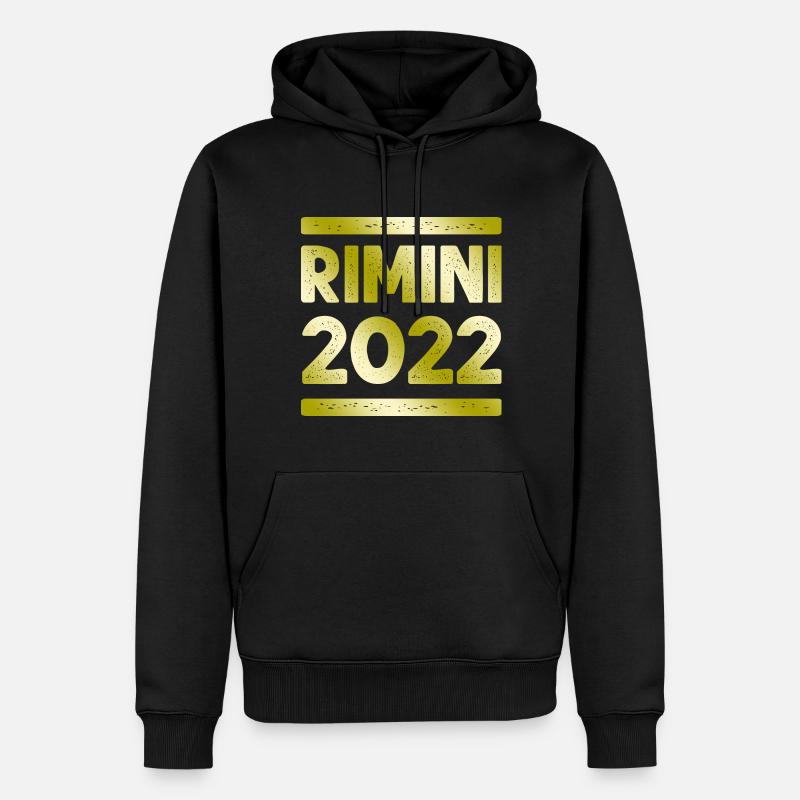 Équipage Rimini Party - Sweat à capuche Premium bio Homme - noir