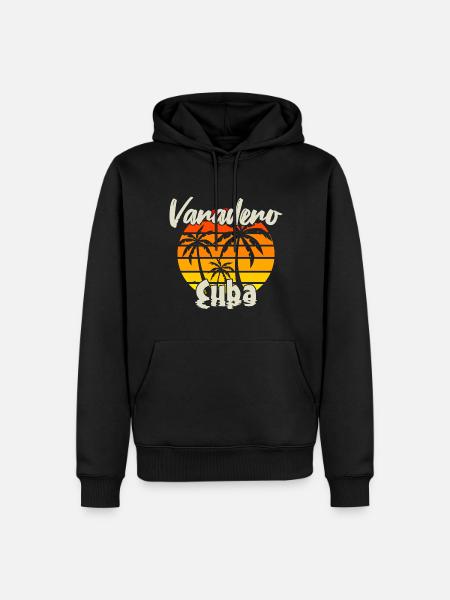 Varadero Cuba Sunset - Men’s Premium Organic Hoodie - black