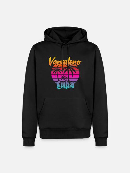 Varadero Cuba Sunset - Men’s Premium Organic Hoodie - black