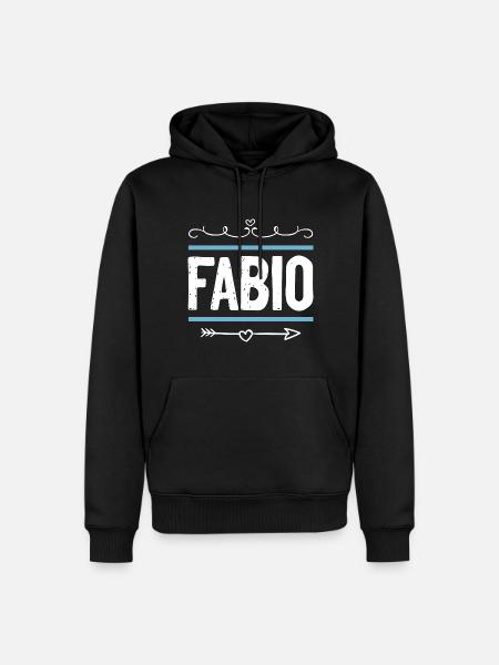 Fabio - Men’s Premium Organic Hoodie - black