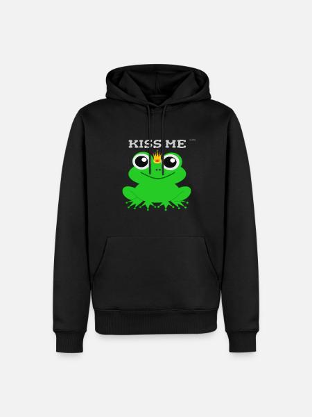 Kiss me - Men’s Premium Organic Hoodie - black