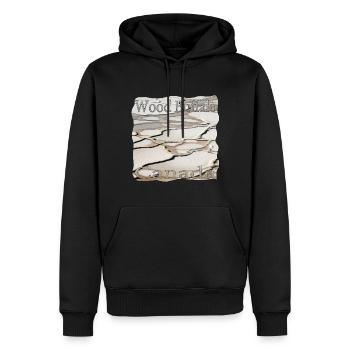 Wood Buffalo National Park Salt Plains, Canada - Männer Premium Bio Hoodie - Schwarz - Vorne - Nico (187cm)